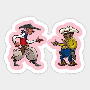 Fingergun Fighters Sticker